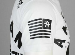 AMERICAN FIGHTER Fort Hays White Athletic Mens Crewneck T-shirt S-3XL NWT