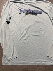 PATAGONIA Capilene Cool Daily Fish Graphic Long Sleeve Shirt Men’s Large