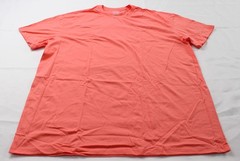 Built Different Men’s Tall Short Sleeve Crew Neck Tee AP2 Orange Pink Size: 3XL