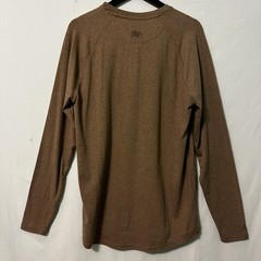 NEW The Normal Brand Puremeso Everyday Henley Taupe Mens Size L-T Long Sleeve