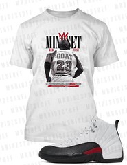 Mindset Goat Big Tall Graphic Pro Club Shaka Tee to Match J12 Red Taxi Sneaker T