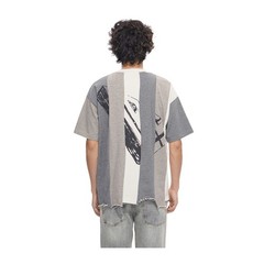 Valabasas Crew Neck T-Shirt Vanish Mens Grey VLBS-VT1-1051