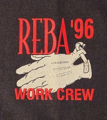 Vintage 1996 Reba McEntire Work Crew Concert T-Shirt XL Nice Cond As Pictured