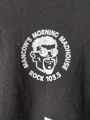 Vtg Mancow Muller XL T-Shirt Rock 103.5 Q101 Radio Turd The Bartender
