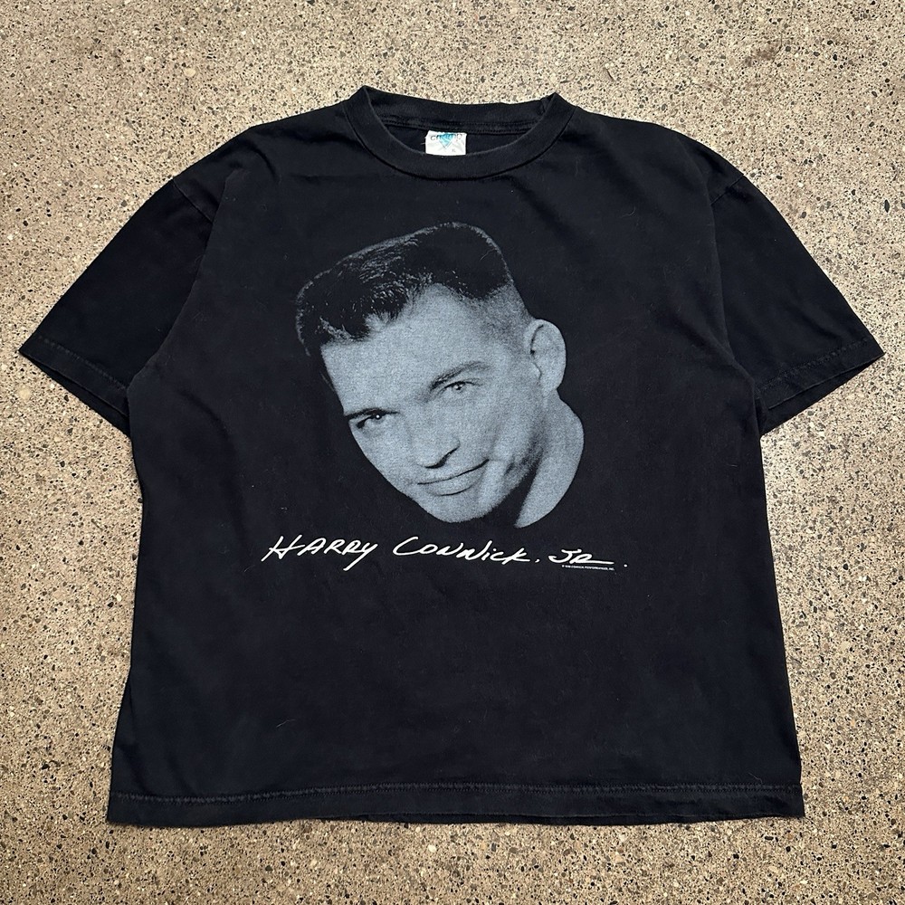 Chomp Vintage 90s Harry Connick Jr. College Tour 1995 Graphic Cotton Tee XL