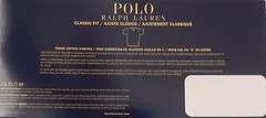 3 POLO RALPH LAUREN BLACK 100% COTTON V NECK T SHIRTS UNDERSHIRTS S M L XL XXL