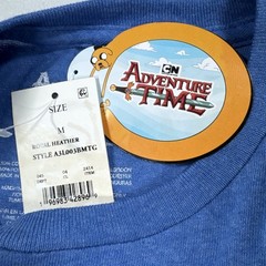 Adventure Time NWT Royal Heather Size M T-Shirt Shirt Cartoon Network