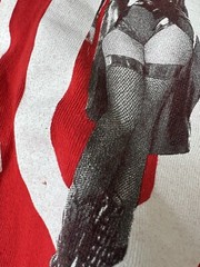 Outrank Men’s Red Streetwear Trust NUN Graphic Shirt Size XL