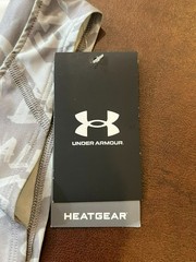 Under Armour Gray Black Smile for the Camera Sleeveless Compression Tank Top S