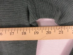 J.CREW Thermal Shirt Mens L Green Waffle Knit Crewneck Long Sleeve Casual Top