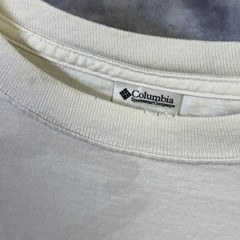 Columbia Duck Hunting Graphic T Shirt Mens Medium Gray Cotton Long Sleeve Tee