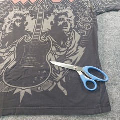 AC/DC 2008 BLACK ICE SHIRT Band Concert Tour ANGUS YOUNG Guitar SG Tee Adult M
