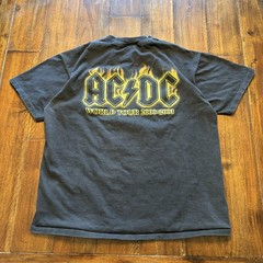 Vintage AC/DC All Sport Shirt Mens Large Black Hell’s Bells 2001 Tee T-Shirt
