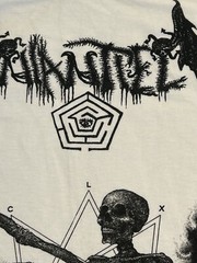 NIANTIEL Qayin Large LS SHIRT WHITE Ashdautas Xasthur Judas Iscariot Beherit Von