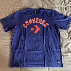 Converse Blue & Orange T-Shirt Size Medium Made In Italy