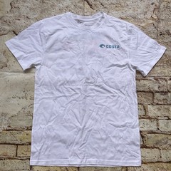 Costa Del Mar Men’s T-Shirt Short Sleeves In White Size M