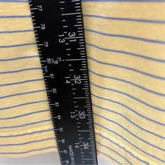 Peter Millar Vintage Tag Yellow Striped Polo Shirt with Textured Fabric XXL