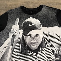 Nike Tiger Woods Mens TW 25th Anniversary Graphic T-Shirt Size Medium Black B14