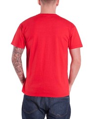 Def Jam Recordings T Shirt Classic Logo new Official Mens Red
