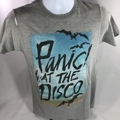 Panic! At The Disco T Shirt Gray Size Small Band Tee Retro Big Front Graphic