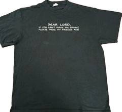 Y2K Funny T-shirt If You Can’t Make Me Skinny Make My Friends Fat Size XL