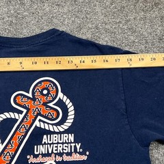 MV Sport Auburn University Anchored In Tradition T Shirt Adult Medium Blue Tee