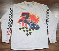 Rae Sremmurd SR3MM Tshirt Mens Sz L White #3 Lambo Racing Checkered Long Sleeve