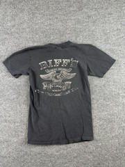 Vintage Harley-Davidson Shirt Mens Small Black Milwaukee Thunder 80s Graphic Tee