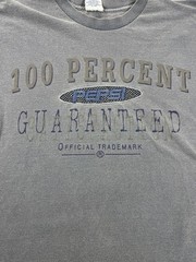 Vintage 90s Pepsi 100 Percent Guaranteed T-Shirt Size L/XL