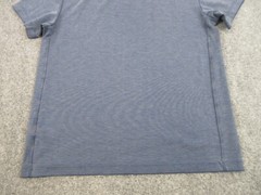 Adidas Shirt Mens Adult Small Blue Logo Crew Casual Outdoors Athletic