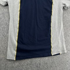 Vintage Y2K D&G Dolce & Gabbana Mens T Shirt Gray Blue Graphic Logo Size XS