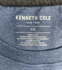 Kenneth Cole Men’s SLIM XXL Lot of 6 Tees (2) Each Color “fit like size LARGE”