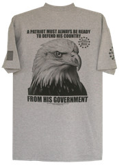 Second Amendment A Patriot Must Always Be Ready to Defend His Country T-Shirt