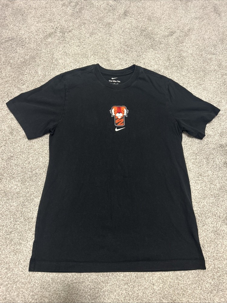 Nike Tiger Woods Frank Golf Tee Shirt DR7721-010 Black Size Medium