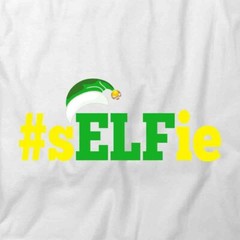#SELFIE TShirt Tee Short-Sleeved Cotton HOLIDAY ELF CLOTHING S1WCA171