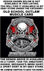 Old School Thunder Road Speed Demon Devil Speed Shop Gasser Race Car Work Shirt
