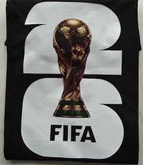 FIFA World Cup 2026 Black Championship Trophy T-Shirt Soccer Fan Graphic Tee