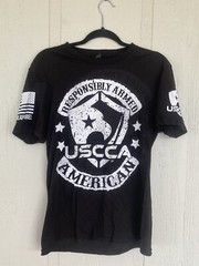 Nine Line Apparel USCCA Responsibly Armed American Sturgis 2018 T-Shirt Small