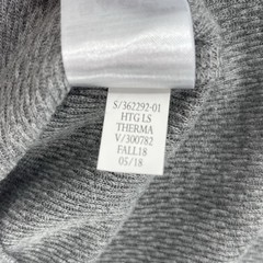 Banana Republic Henley Shirt Mens M Gray Heritage Collection Textured Knit