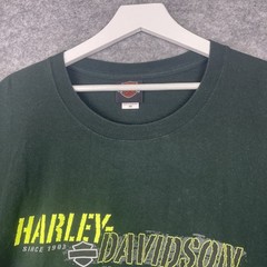 Harley Davidson Chandler Arizona Dealer Shirt 3XL Biker Green Short Sleeve