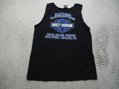 Vintage Harley Davidson Shirt Mens M Black Sleeveless Daytona Bike Week 2002