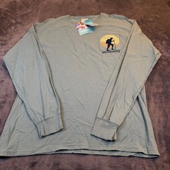 ComfortWash Hanes Breckenridge Colorado Hiking T-Shirt Green Mens Large NWT