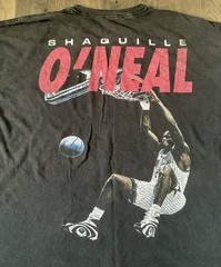 Shaquille O’Neal GOAT Crew Black Double Sided Graphic T Shirt, Size XL