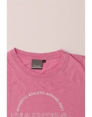 DIADORA Mens Graphic T-Shirt Top XL Pink Cotton DE58