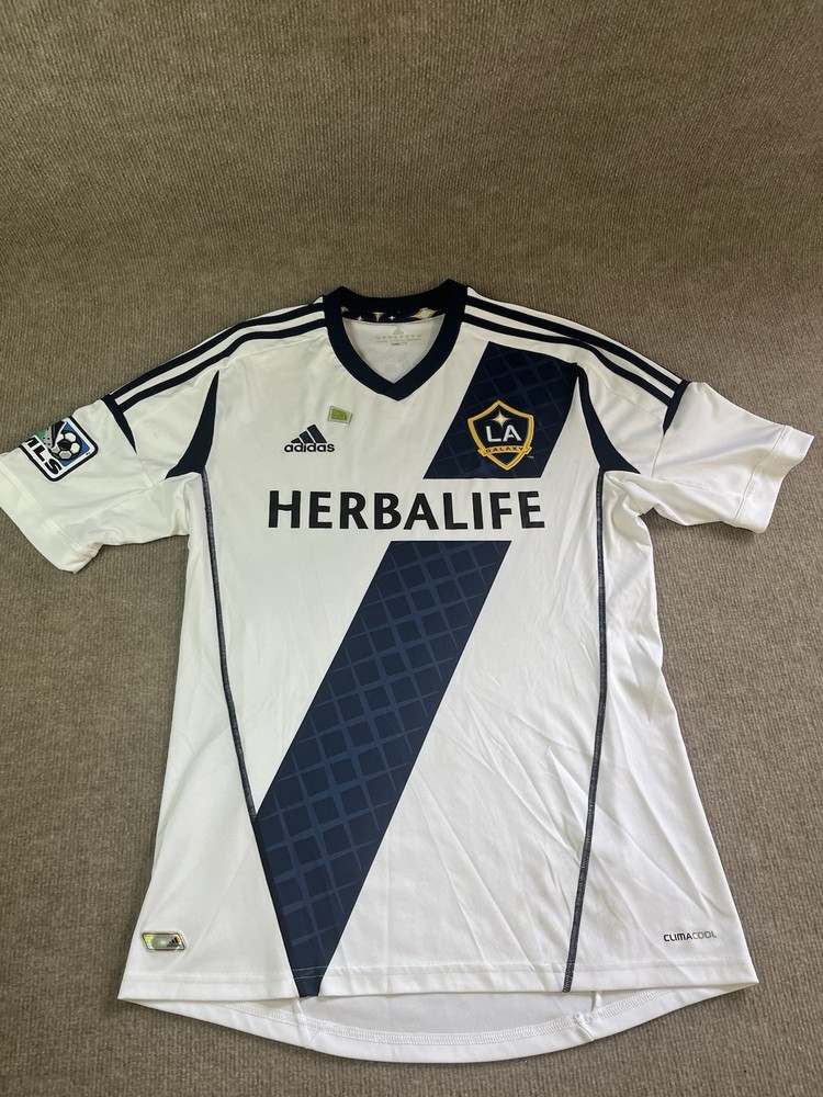Adidas ClimaCool Shirt MLS Soccer Sports McGee Herbalife Short Sleeve Pullover