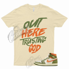 TG T Shirt for 1 High Celadon Sky J Light Olive Bright Mandarin Coconut Milk