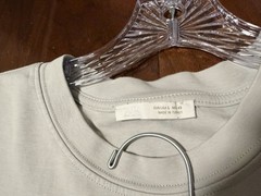 Lot of 2 — ZARA Men’s T-Shirts, Size Large, Cream & Gray, Short Sleeve