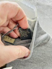 Naturalife Mens Cotton Rayon Light Grey Large Mock Neck Turtleneck NWT