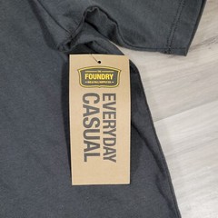 The Foundry Supply Co. Adult Men’s T-Shirt 2XL Black Work Harder New