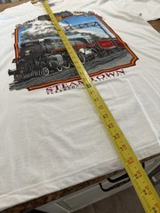 Vintage 1990s T-Shirt Steamtown PA Canadian Pacific Steam Train #2317 New